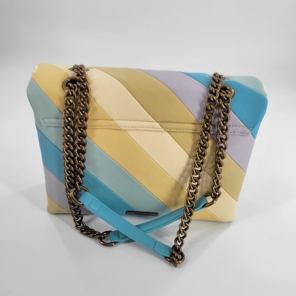 Kurt‎ Geiger Kensington Convertible Leather Crossbody Bag New - Picture 2 of 8